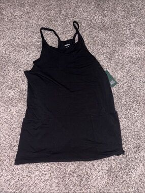 Target Black Tank Top with Front Pockets